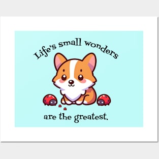 Life's Small Wonder's Cute Corgi Posters and Art